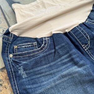 Maternity Denim Skirt